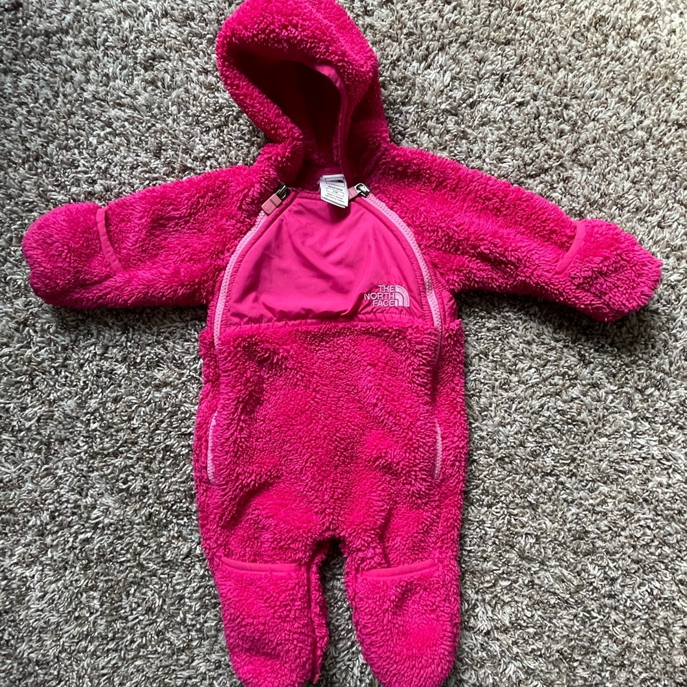 Baby girl Northface Fleece suit